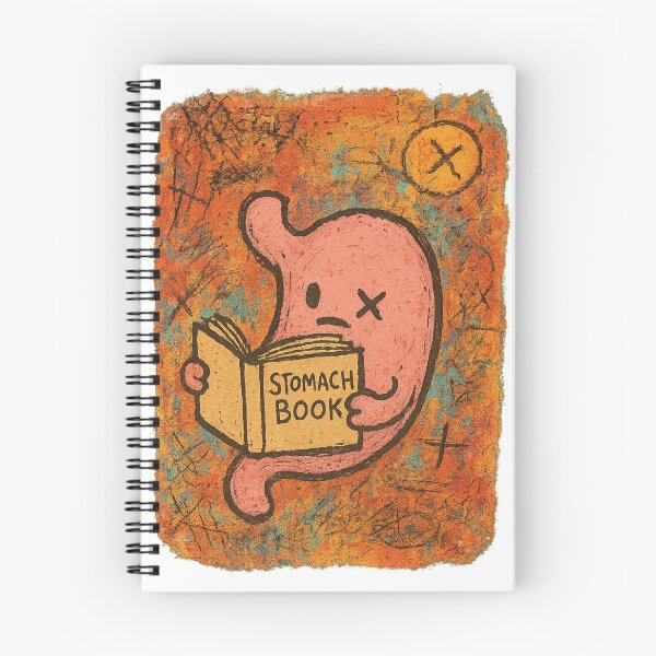 Item preview, Stomach Book Abstract Character Art designed and sold by NAVOZKA.