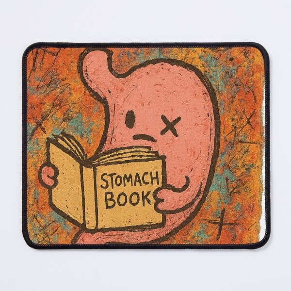 Item preview, Stomach Book Abstract Character Art designed and sold by NAVOZKA.
