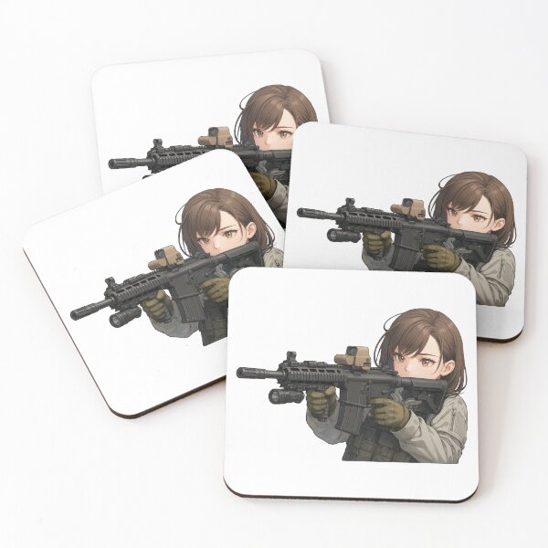 Item preview, PEW PEW GIRL – Cute, Loud, and Ready to Fire designed and sold by RAWLIFEGRAPHIC.