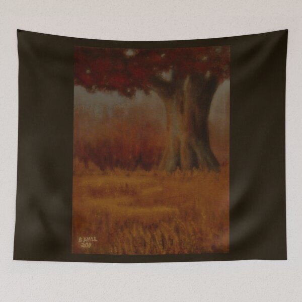 Item preview, "... DOWN BY THE BIG OAK TREE, AT SUNDOWN!," Pastel Painting, for prints and products designed and sold by Bob Hall©.