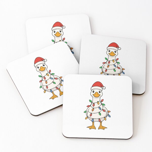 Item preview, Funny Merry Christmas Duck designed and sold by papertoni.