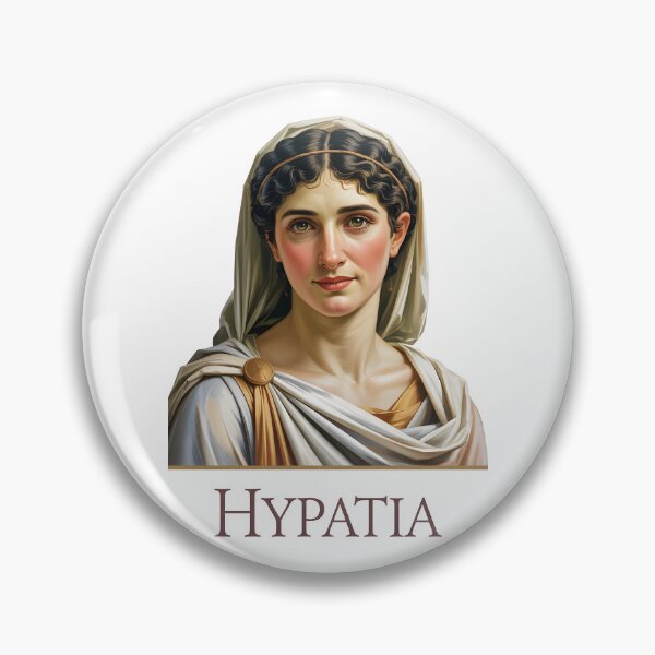 Item preview, Hypatia of Alexandria – Minimal Contemporary Art Tribute to Ancient Wisdom designed and sold by OzzFrequency.