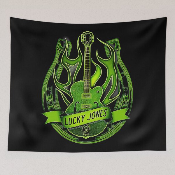 Item preview, Lucky Flaming Guitar designed and sold by elleandrusa.