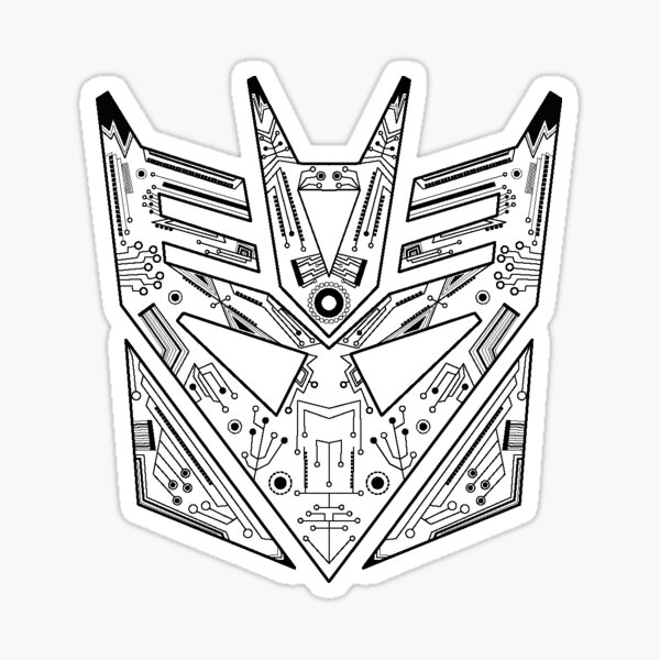 Item preview, Decepticon Tech BW designed and sold by LotusArtStudio.
