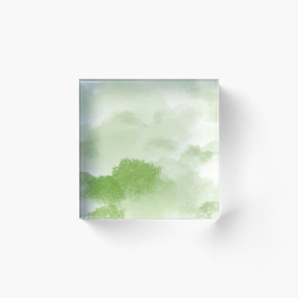 Item preview, Green Mist – Watercolor Nature designed and sold by pixelandpine.
