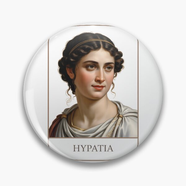 Item preview, Hypatia of Alexandria – Minimal Contemporary Art Tribute to Ancient Wisdom designed and sold by OzzFrequency.