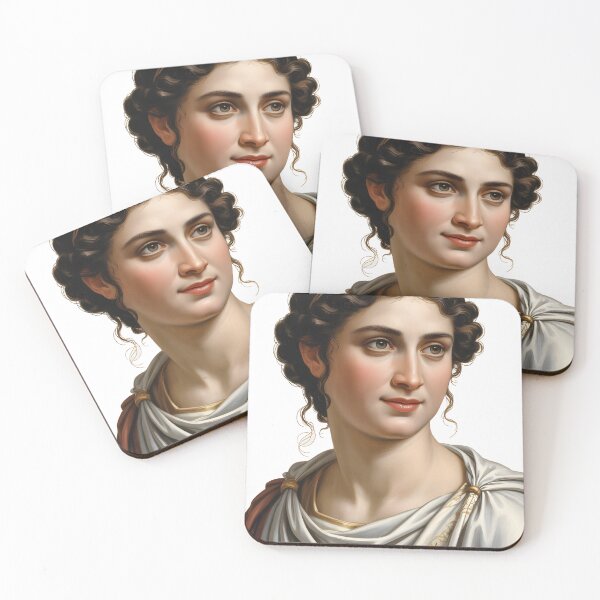 Item preview, Hypatia of Alexandria – Minimal Contemporary Art Tribute to Ancient Wisdom designed and sold by OzzFrequency.