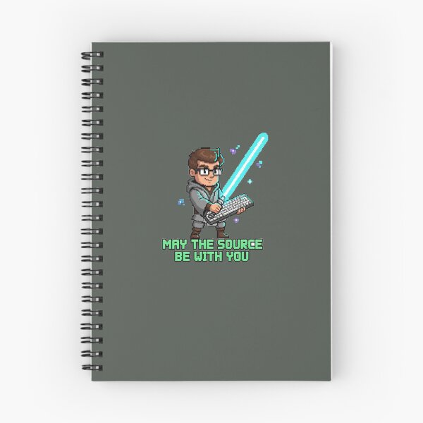 Item preview, May the Source Be With You Geek Art designed and sold by WiserShop.