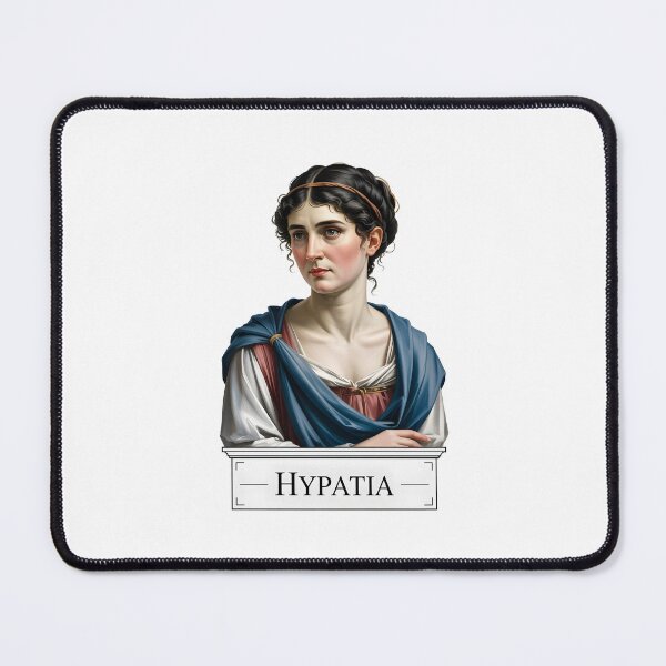 Item preview, Hypatia of Alexandria – Minimal Contemporary Art Tribute to Ancient Wisdom designed and sold by OzzFrequency.