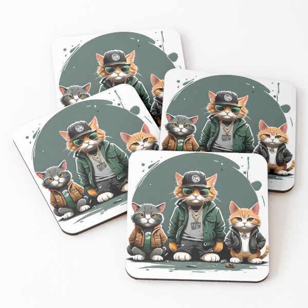 Item preview, Hip-Hop Cats with Attitude designed and sold by drintz.
