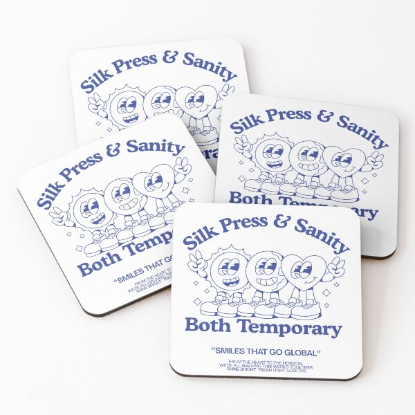 Item preview, Silk Press & Sanity — Both Temporary designed and sold by LifeWithLynnnn.