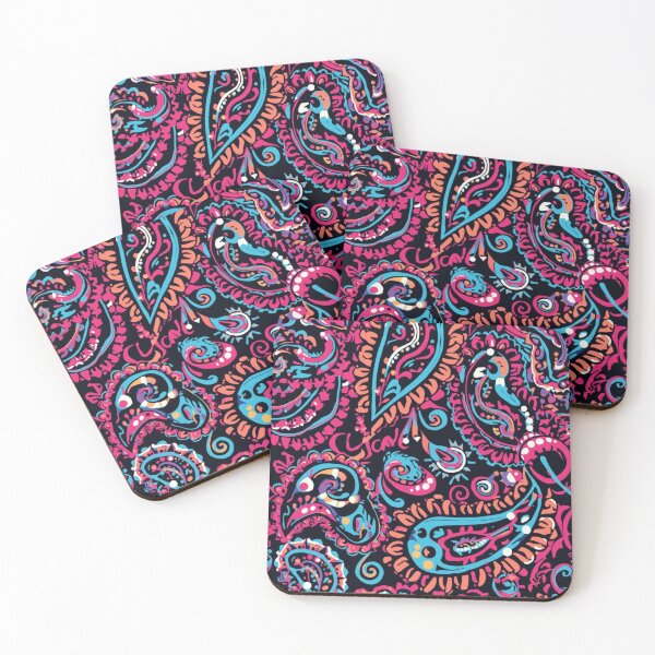 Item preview, Vibrant Retro Paisley Pattern | Colourful Boho Abstract Design designed and sold by AM-little-shop.