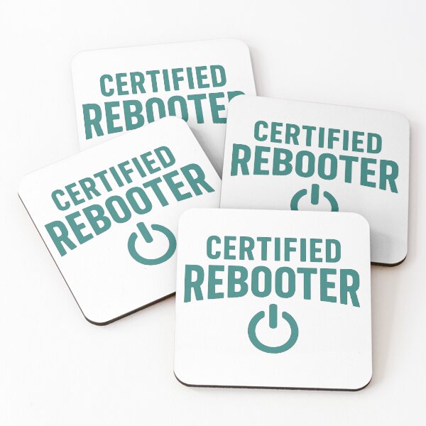 Item preview, Certified Rebooter - Funny IT Support Retro Design designed and sold by Work Life Tees.