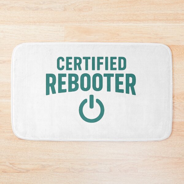 Item preview, Certified Rebooter - Funny IT Support Retro Design designed and sold by Work Life Tees.