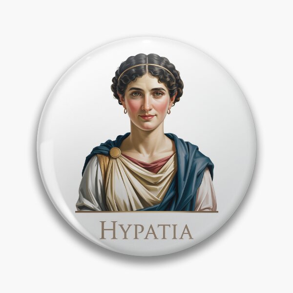 Item preview, Hypatia of Alexandria – Minimal Contemporary Art Tribute to Ancient Wisdom designed and sold by OzzFrequency.