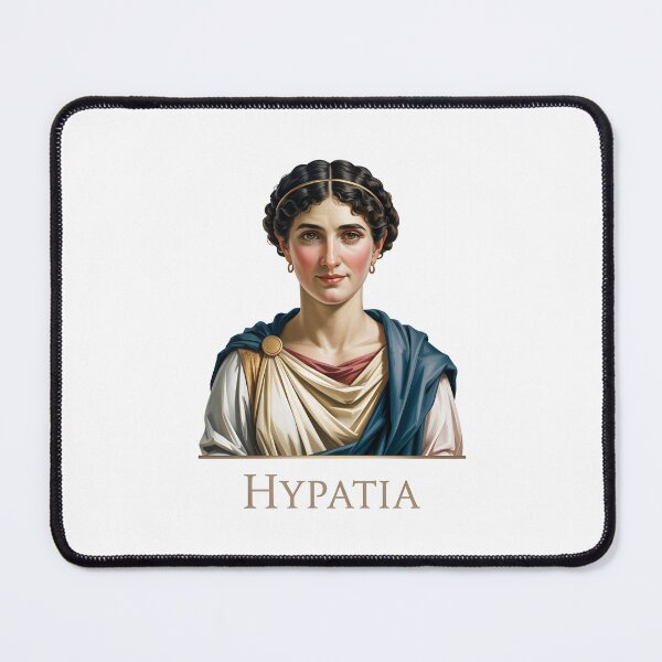Item preview, Hypatia of Alexandria – Minimal Contemporary Art Tribute to Ancient Wisdom designed and sold by OzzFrequency.