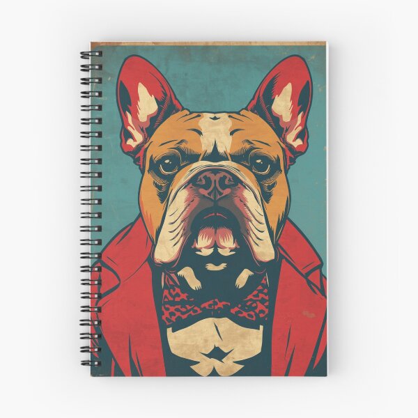 Item preview, Retro French Bulldog Portrait | Bold Vintage Dog Pop Art Poster designed and sold by AM-little-shop.