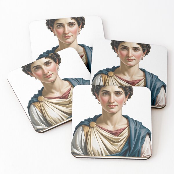 Item preview, Hypatia of Alexandria – Minimal Contemporary Art Tribute to Ancient Wisdom designed and sold by OzzFrequency.