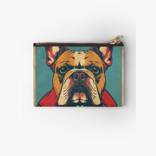 Item preview, Retro French Bulldog Portrait | Bold Vintage Dog Pop Art Poster designed and sold by AM-little-shop.