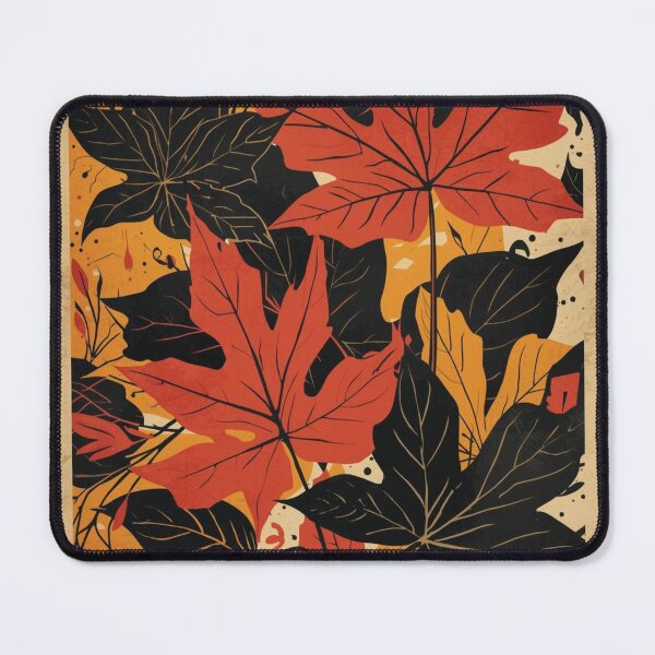 Item preview, Retro Autumn Leaves Illustration | Vintage Fall Botanical Art Print designed and sold by AM-little-shop.
