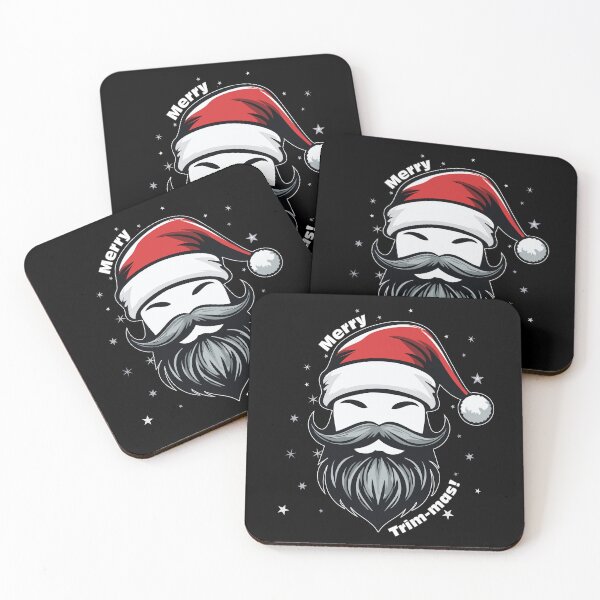 Item preview, Merry Trim-mas Funny Christmas Barber Art designed and sold by RitaStudio.