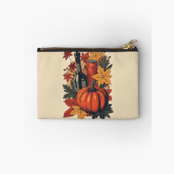 Item preview, Vintage Autumn Pumpkin Illustration | Retro Fall Leaves & Harvest Decor Art designed and sold by AM-little-shop.