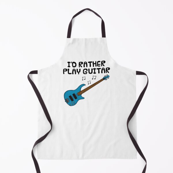 Item preview, I'd Rather Play Guitar, Bassist Guitarist Funny designed and sold by doodlerob.