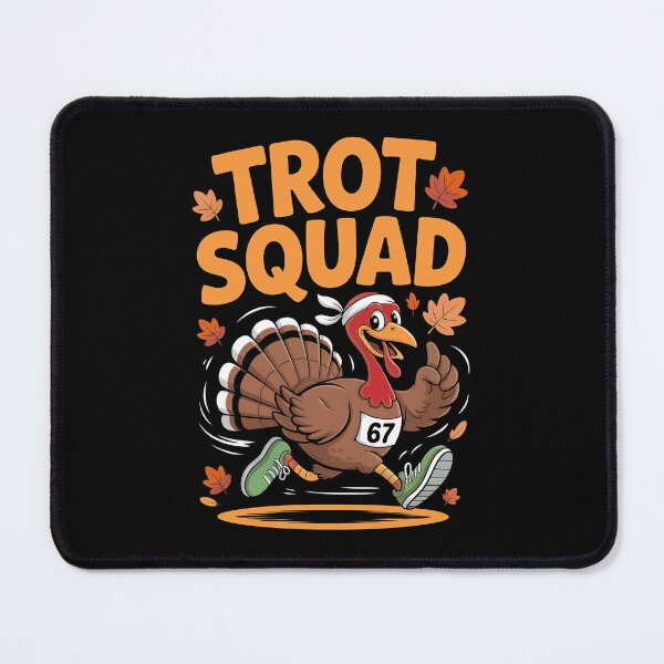 Item preview, Turkey Trot Squad Funny Thanksgiving Running Turkey Design designed and sold by Maniutek.