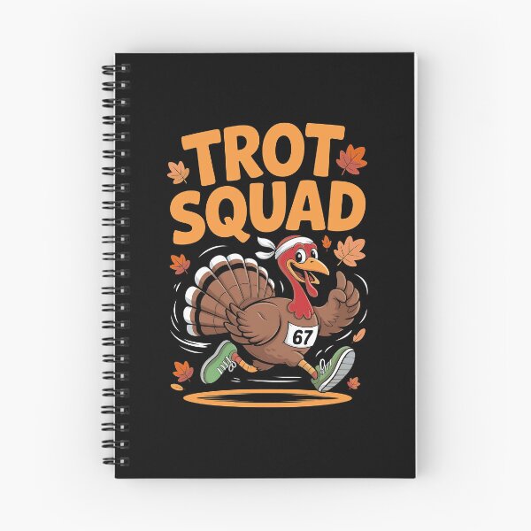 Item preview, Turkey Trot Squad Funny Thanksgiving Running Turkey Design designed and sold by Maniutek.