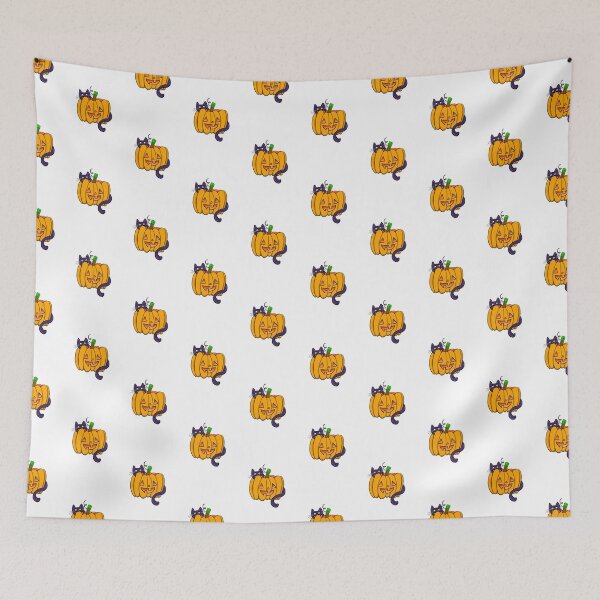 Item preview, Pumpkin Cat in the Fall designed and sold by Little-Lilacc14.