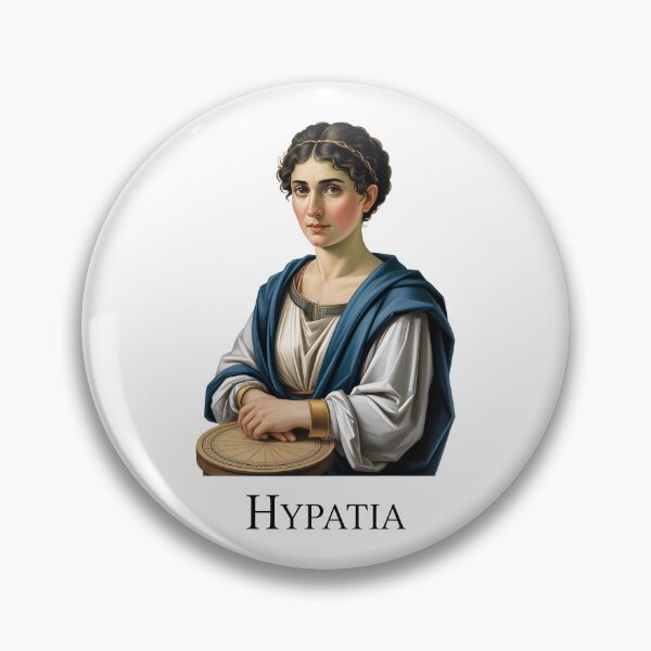 Item preview, Hypatia of Alexandria – Minimal Contemporary Art Tribute to Ancient Wisdom designed and sold by OzzFrequency.