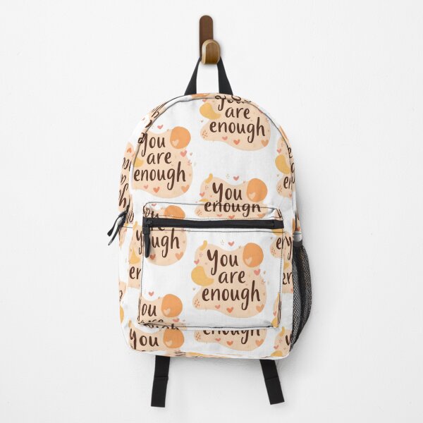 Item preview, You Are Enough – Self-Love Mental Health Sticker designed and sold by VibranPalette.