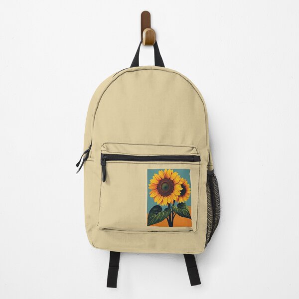 Item preview, Vintage Sunflower Poster Art | Bold Retro Floral Illustration designed and sold by AM-little-shop.
