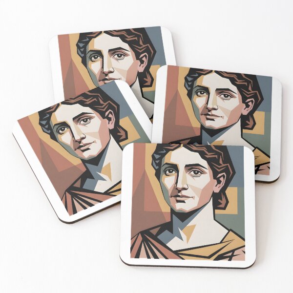 Item preview, Hypatia of Alexandria – Minimal Contemporary Art Tribute to Ancient Wisdom designed and sold by OzzFrequency.
