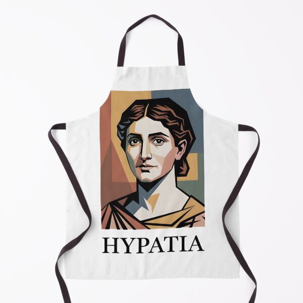 Item preview, Hypatia of Alexandria – Minimal Contemporary Art Tribute to Ancient Wisdom designed and sold by OzzFrequency.