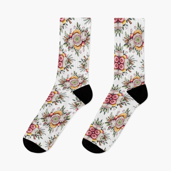 Item preview, White Ranunculus - Vintage Christmas Floral Botanical Pattern designed and sold by JessArty ⭐⭐⭐⭐⭐.