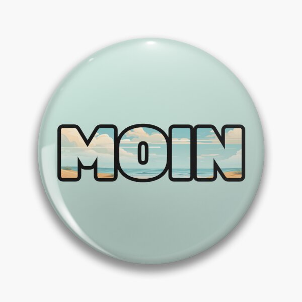 Item preview, Minimalist design with the text "Moin" designed and sold by BenCoStyle.