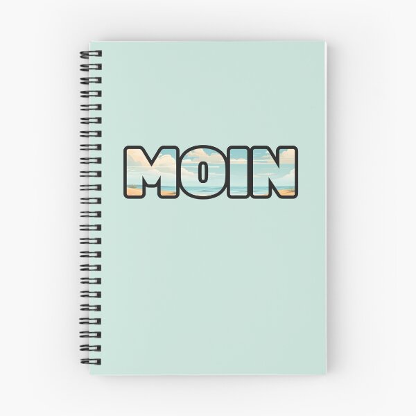 Item preview, Minimalist design with the text "Moin" designed and sold by BenCoStyle.