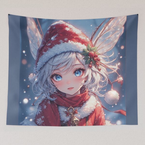 Item preview, Christmas anime fairy designed and sold by ArtsJulian.