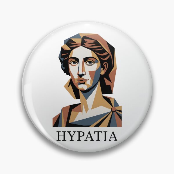 Item preview, Hypatia of Alexandria – Minimal Contemporary Art Tribute to Ancient Wisdom designed and sold by OzzFrequency.