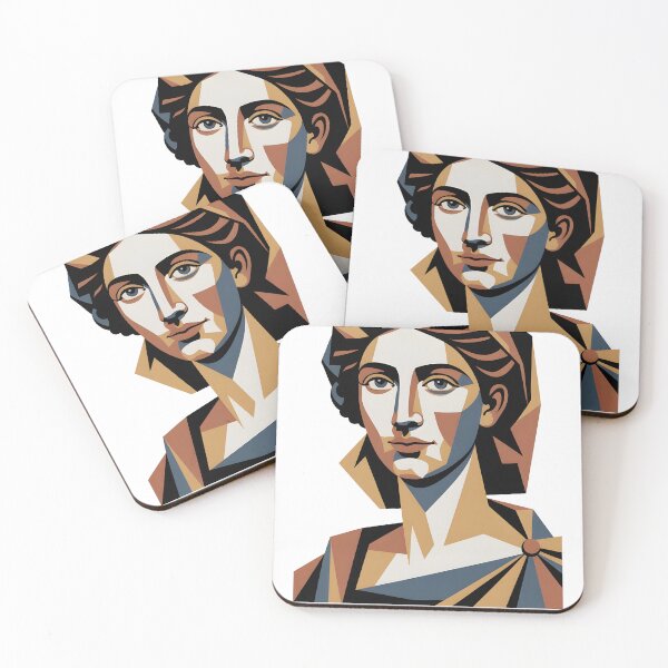 Item preview, Hypatia of Alexandria – Minimal Contemporary Art Tribute to Ancient Wisdom designed and sold by OzzFrequency.