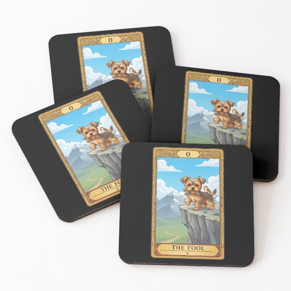 Item preview, Yorkiepoo Tarot Card: The Fool designed and sold by GREENZ0NE.