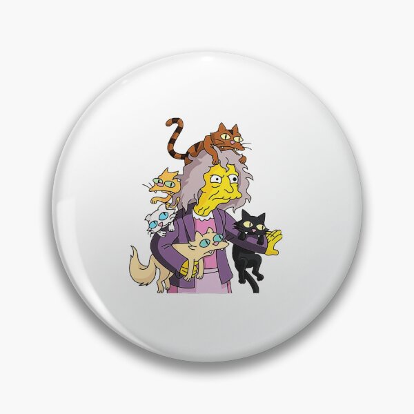 Item preview, Simpsons Crazy Cat Lady Simpsons designed and sold by oraeetan.