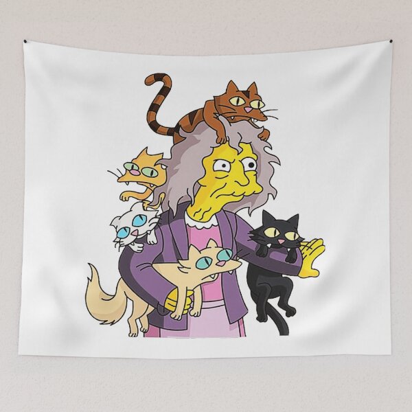 Item preview, Simpsons Crazy Cat Lady Simpsons designed and sold by oraeetan.