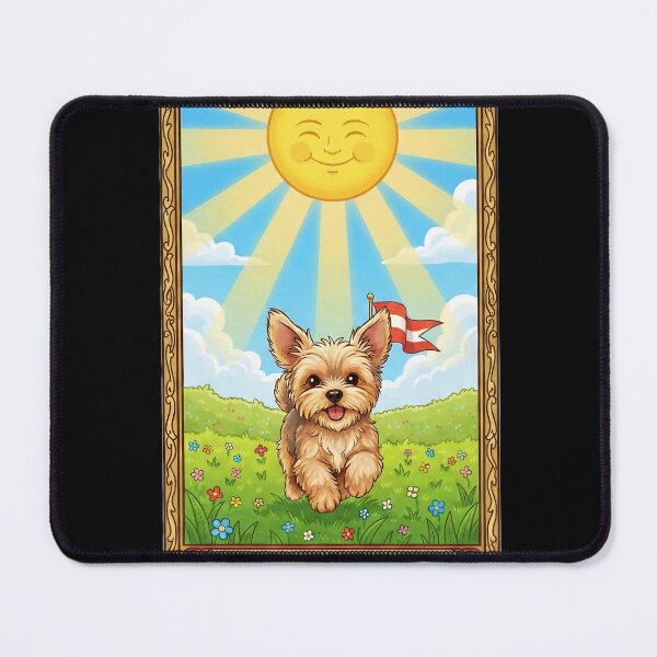 Item preview, Yorkiepoo Tarot Card: The Sun designed and sold by GREENZ0NE.