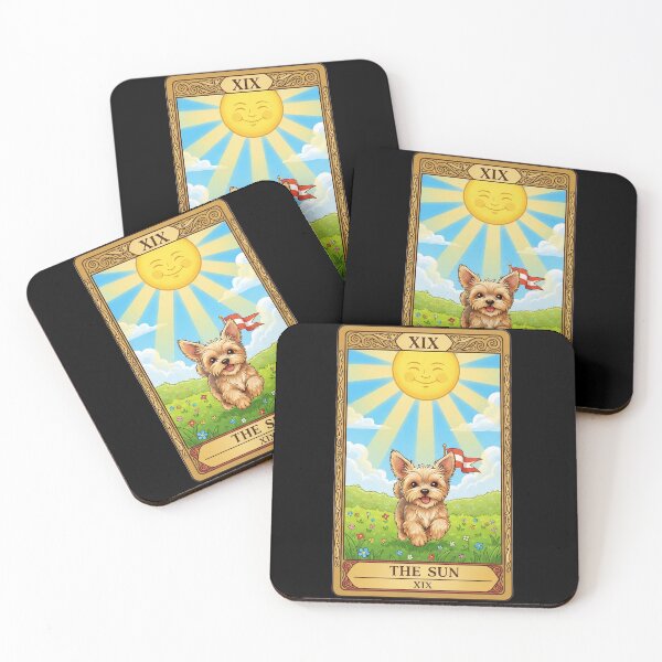 Item preview, Yorkiepoo Tarot Card: The Sun designed and sold by GREENZ0NE.