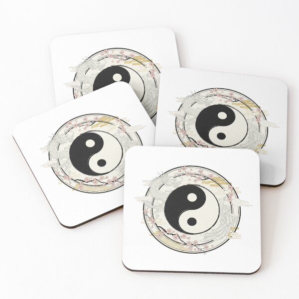 Item preview, DragonPhoenixYinYangJapaneseSakuraMythologyBalanceAsianArt designed and sold by DarkNight9.