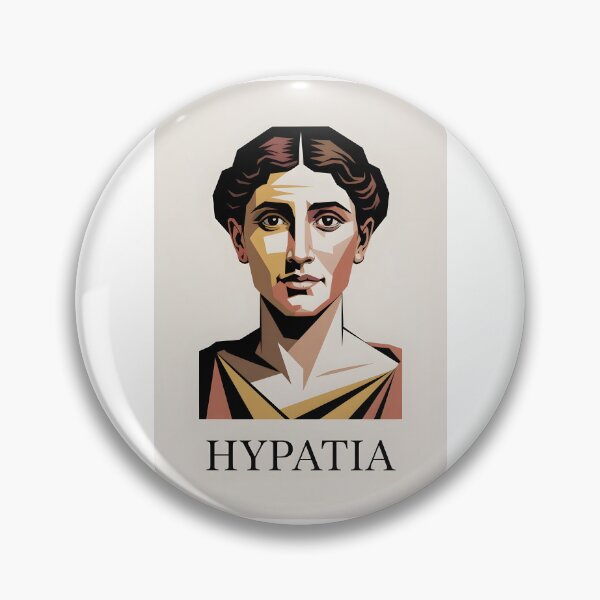 Item preview, Hypatia of Alexandria – Minimal Contemporary Art Tribute to Ancient Wisdom designed and sold by OzzFrequency.