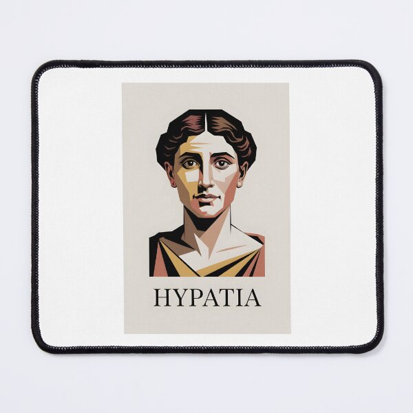 Item preview, Hypatia of Alexandria – Minimal Contemporary Art Tribute to Ancient Wisdom designed and sold by OzzFrequency.