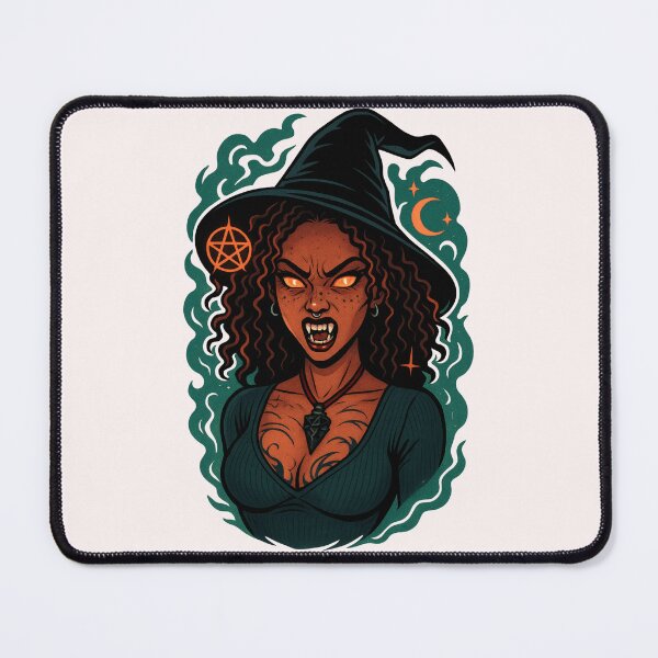 Item preview, Wicca Witch Fangs Tattoos Dark Magic Halloween 2 designed and sold by MythAndMotion.